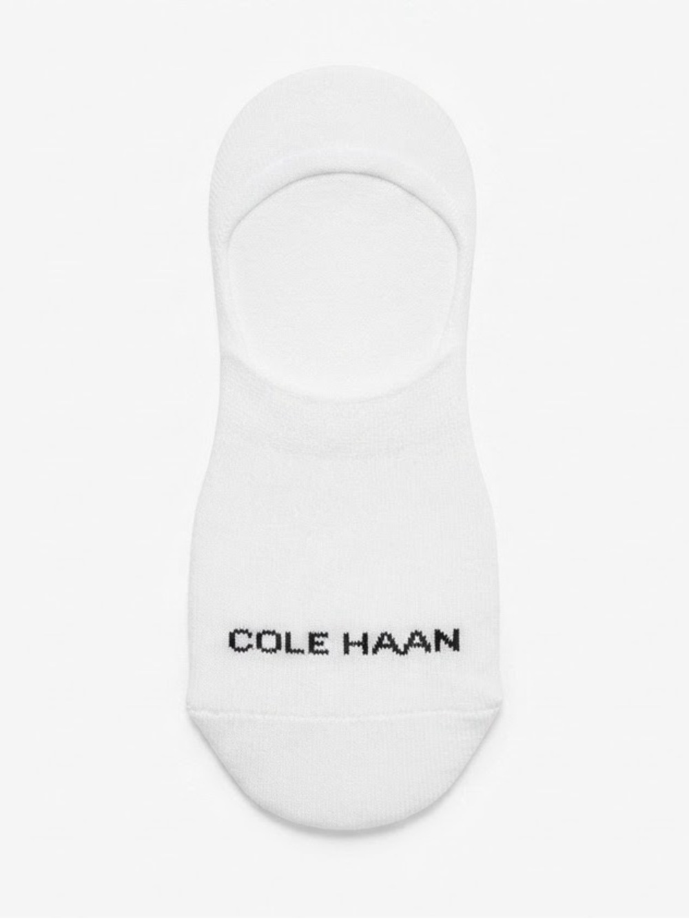 Cole Haan White Low-Cut No-Show Sock